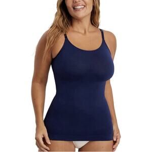 Shapermint New Scoop Neck Cami Body Shaper Tummy Control Plus 2XL Atlantic BLue